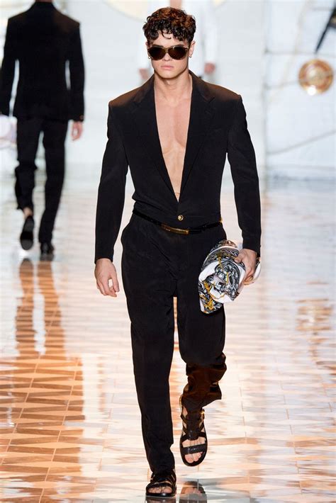 versace top men's|Versace jumpsuit men.